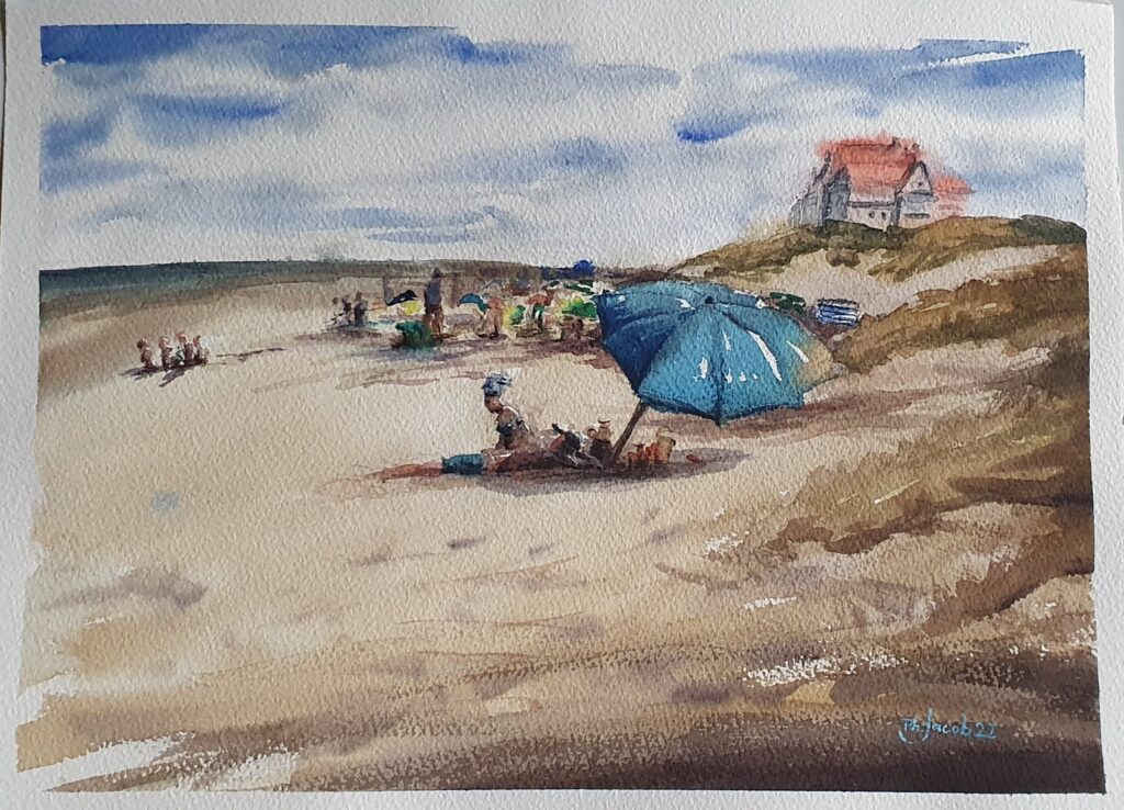 "Nordsee" / Aquarell auf Papier / 27x36cm / CHF 300.-